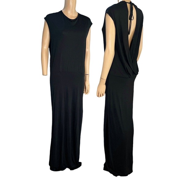 Haute Hippie Dresses & Skirts - Haute Hippie Modal Jersey Maxi Dress Tied Open Back
